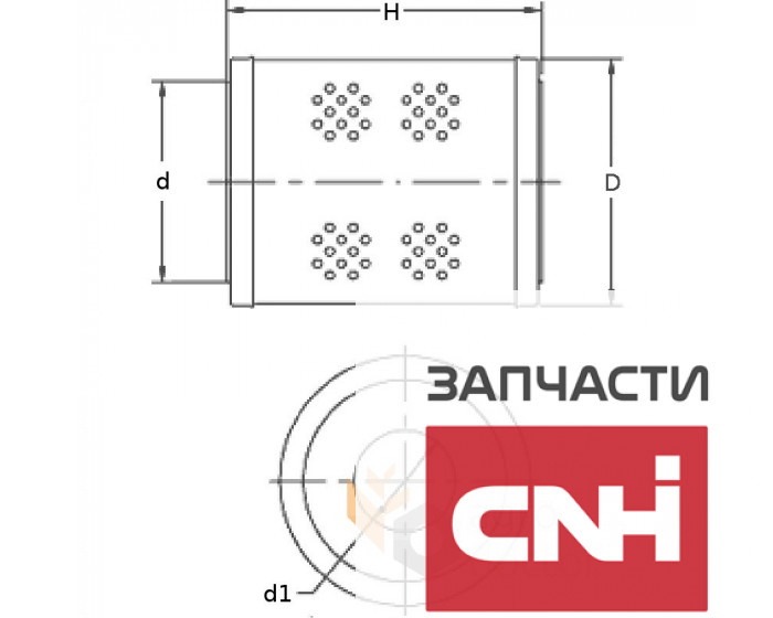 Фильтр гидравлики вставка 133736C1 Case IH HIFI - фото
