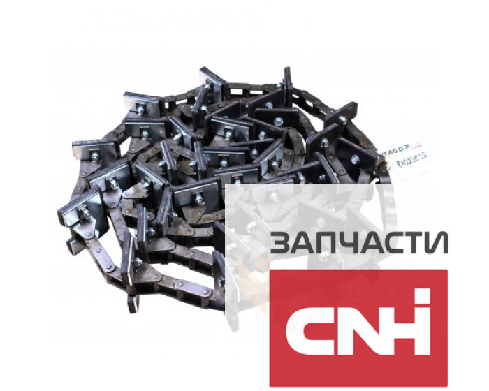 Цепь зернового элеватора в сборе - 84022835 New Holland Tagex - фото