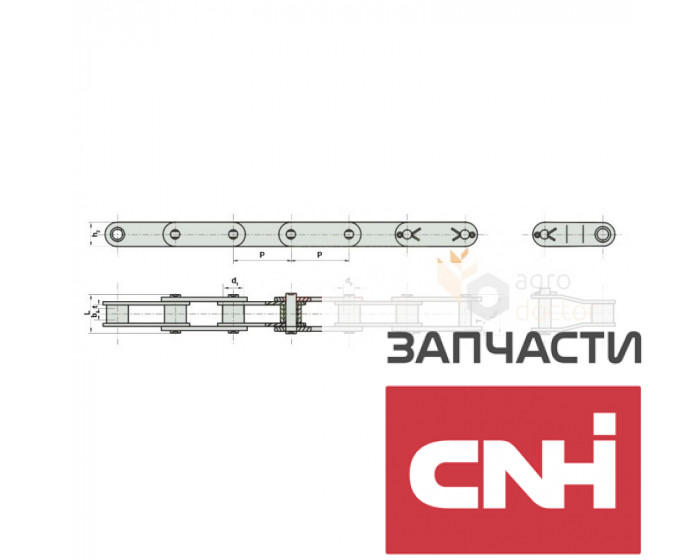 Приводная роликовая цепь 216A 2080 Rollon - фото