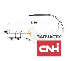 Направляющая пальца подборщика 80211567 New Holland